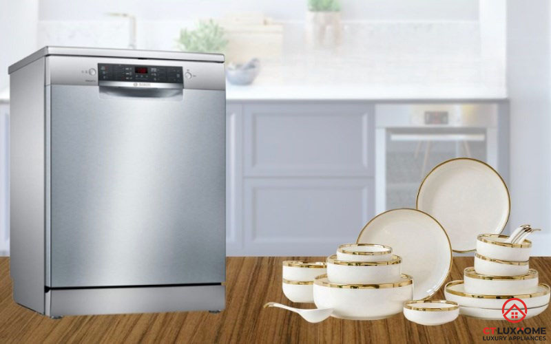 Chỉnh muối máy rửa bát Bosch serie 4