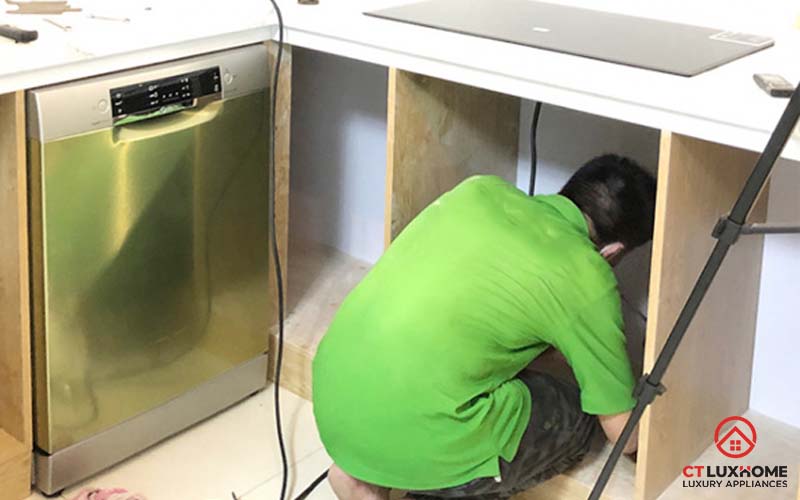 6 BƯỚC LẮP ĐẶT MÁY RỬA BÁT AN TOÀN, DỄ HIỂU 2