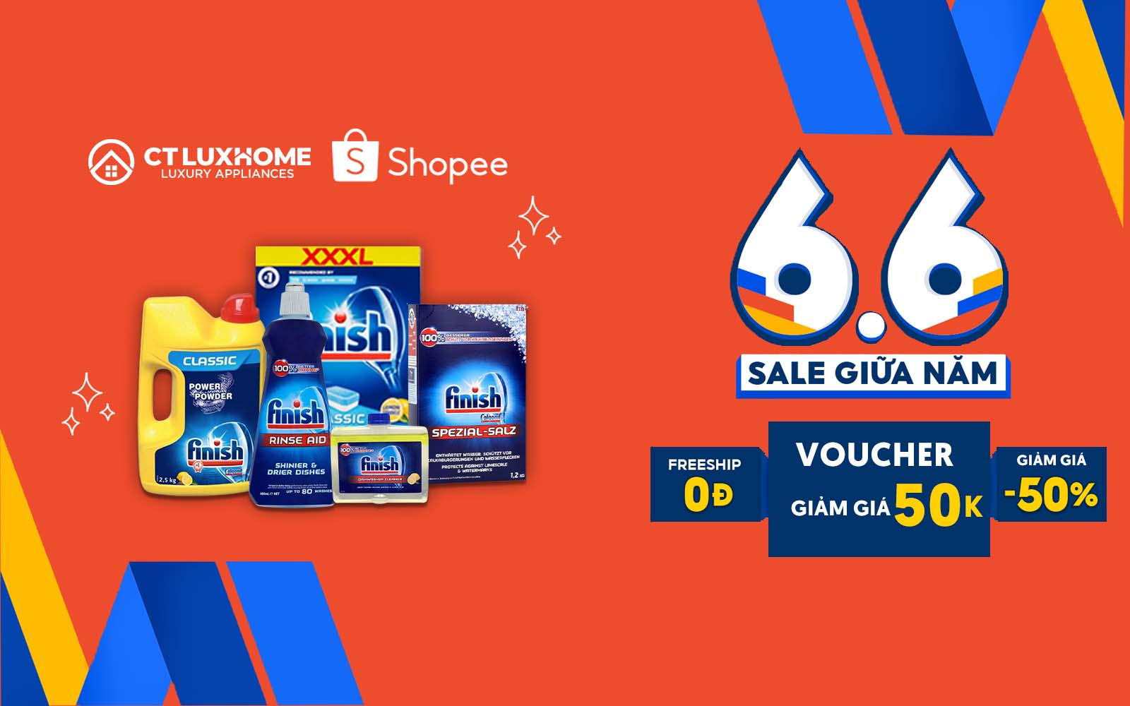 CTLUXHOME x SHOPEE:  SIÊU SALE 06.06 - SALE GIỮA NĂM, GIẢM ĐẾN 50%