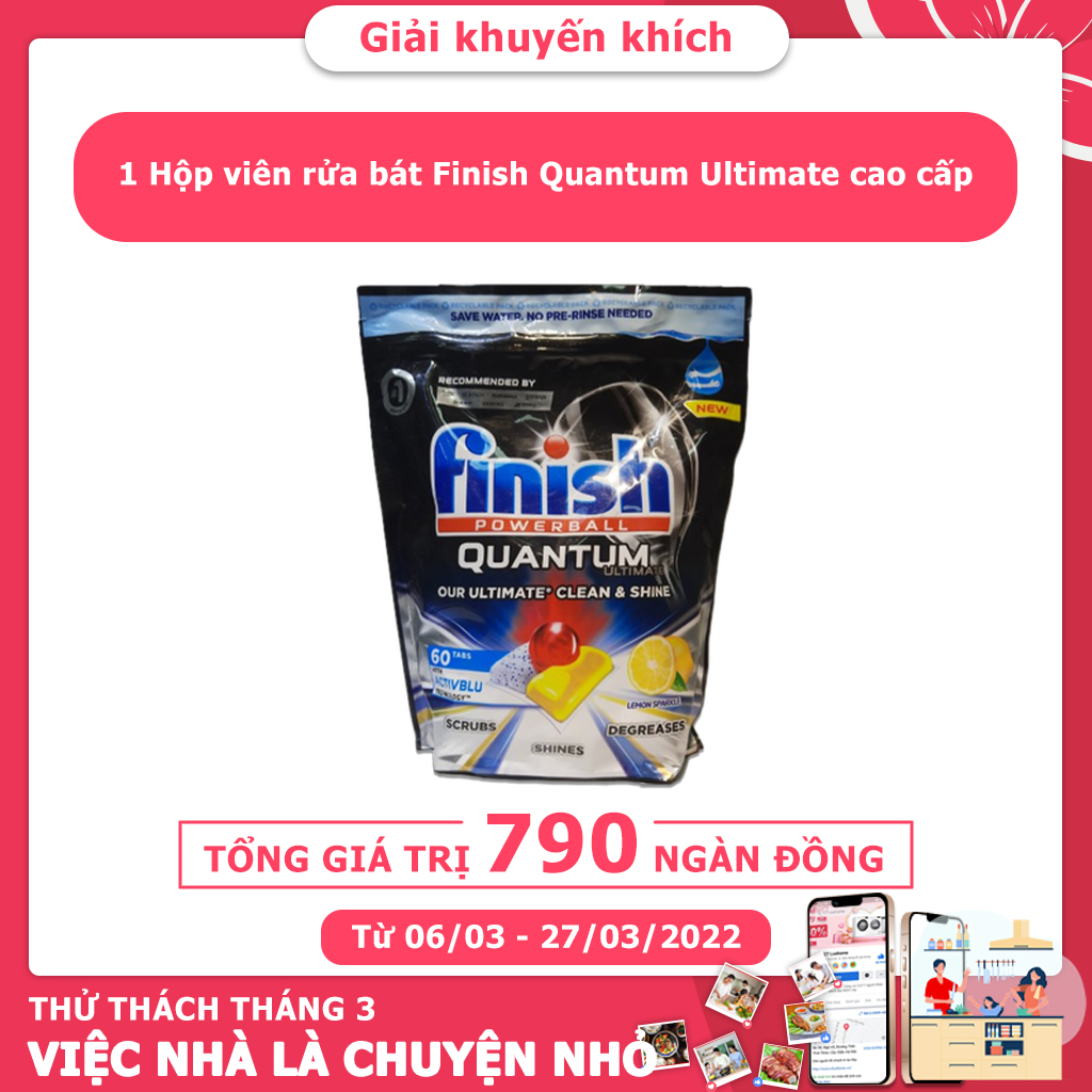 Cuộc thi thử thách tháng 03: 'Việc nhà là chuyện nhỏ' 5