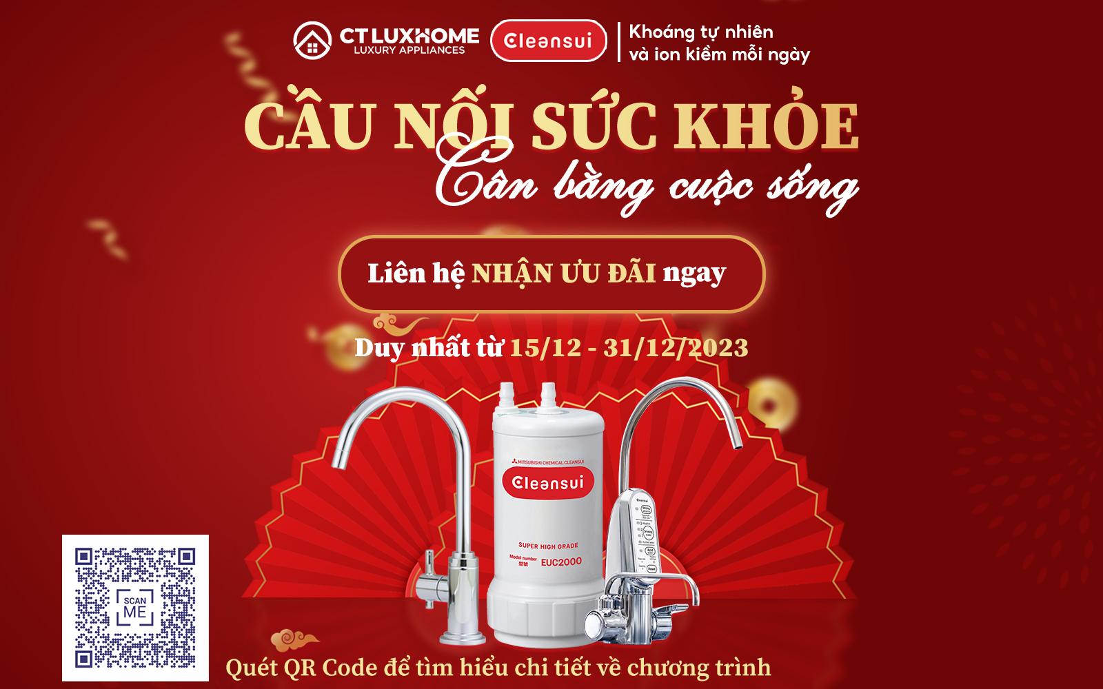 [SALE CUỐI NĂM] QUÀ TẶNG SỐC KHI MUA MÁY LỌC NƯỚC TẠI CTLUXHOME