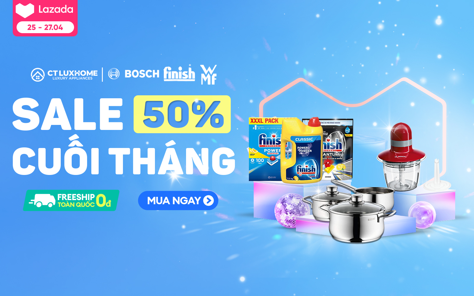 [CT LUXHOME x LAZADA] SIÊU SALE CUỐI THÁNG - GIẢM ĐẾN 50%