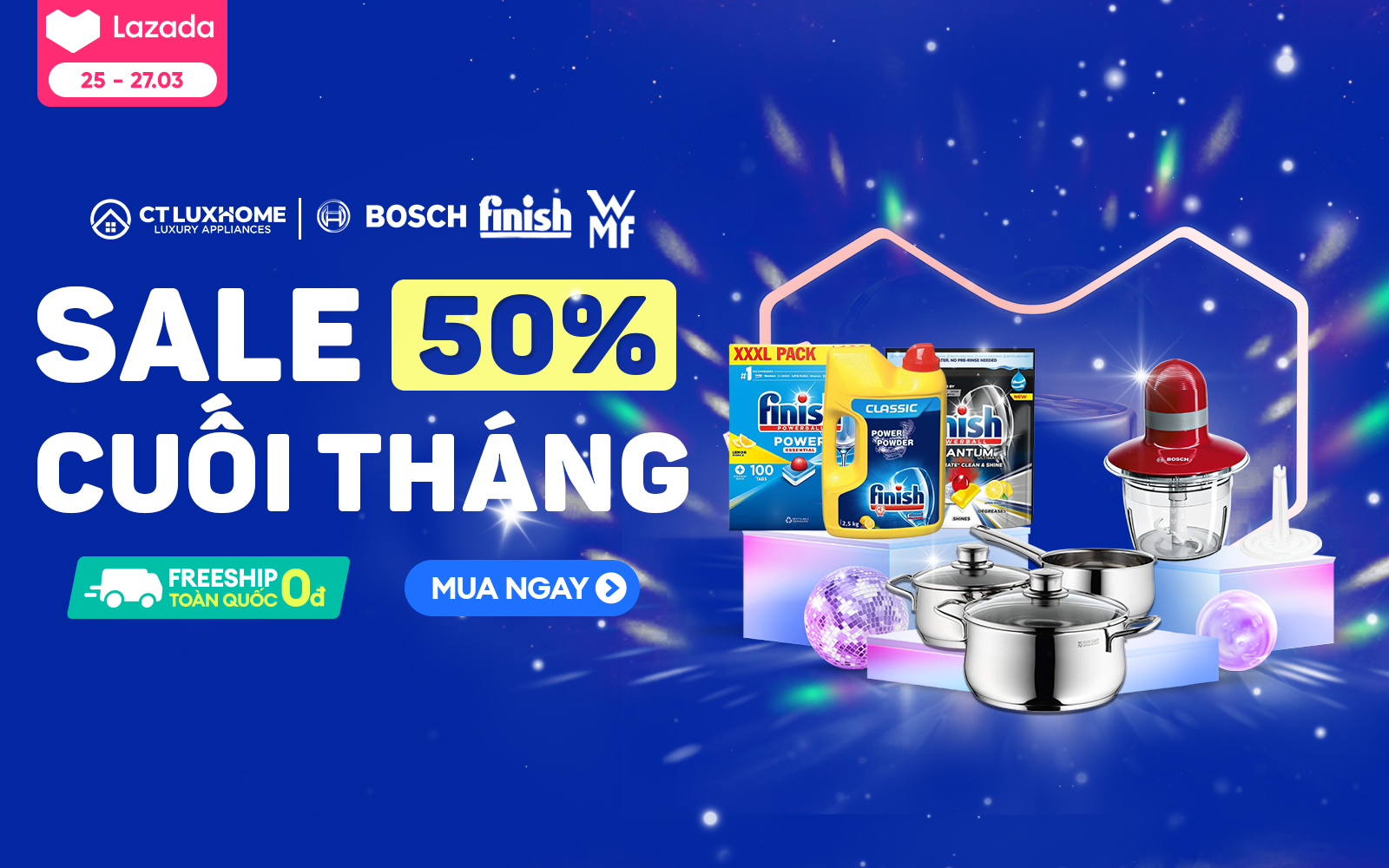 [CT LUXHOME x LAZADA] SIÊU SALE CUỐI THÁNG - GIẢM ĐẾN 50%