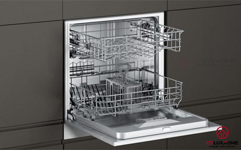 Máy rửa chén âm tủ Bosch có công suất rửa cho 8 bộ chén dĩa