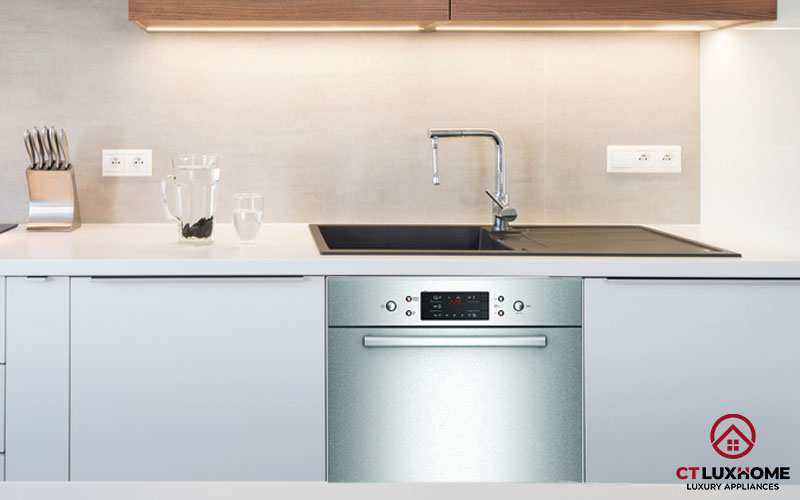 Máy rửa chén bát Bosch SCE52M75EU có kích thước nhỏ gọn.