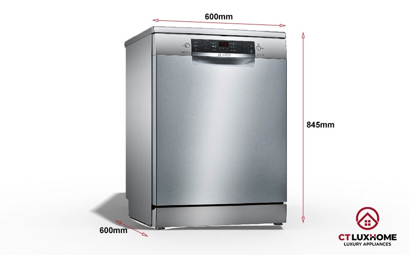 Kích thước máy rửa chén Bosch SMS46KI04E.