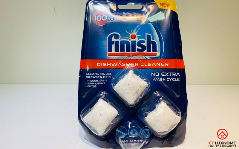 Viên vệ sinh là chất tẩy rửa cho máy rửa chén quan trọng không kém.