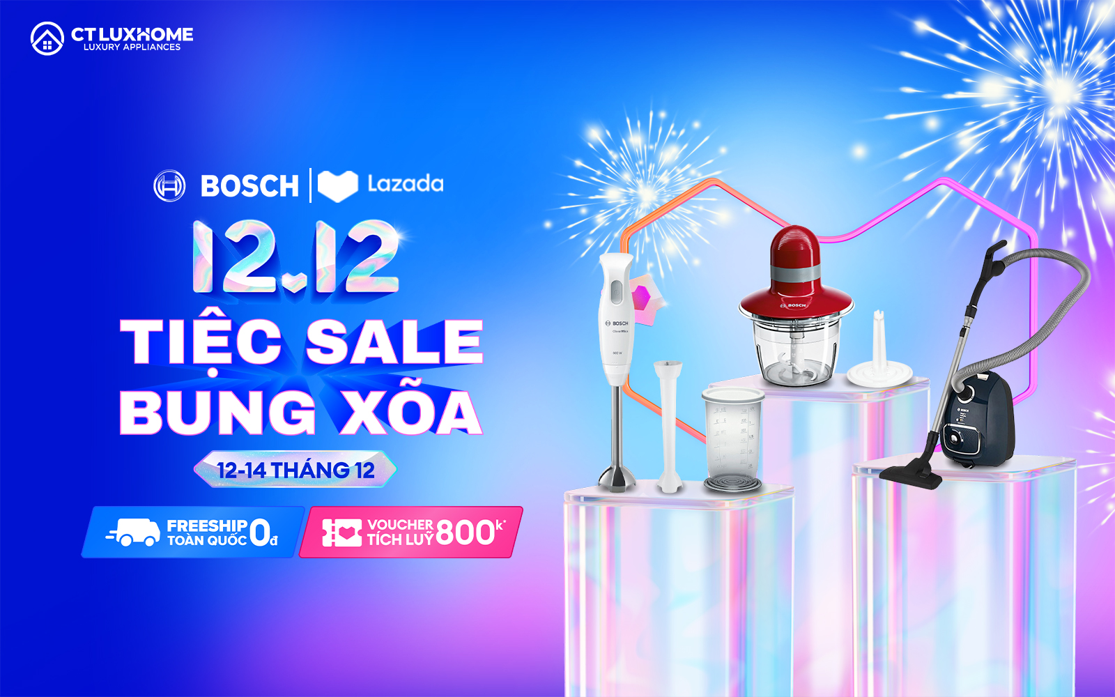 [CTLUXHOME x LAZADA]: TIỆC SALE BUNG XÕA, GIẢM SÂU LÊN ĐẾN 50% 2