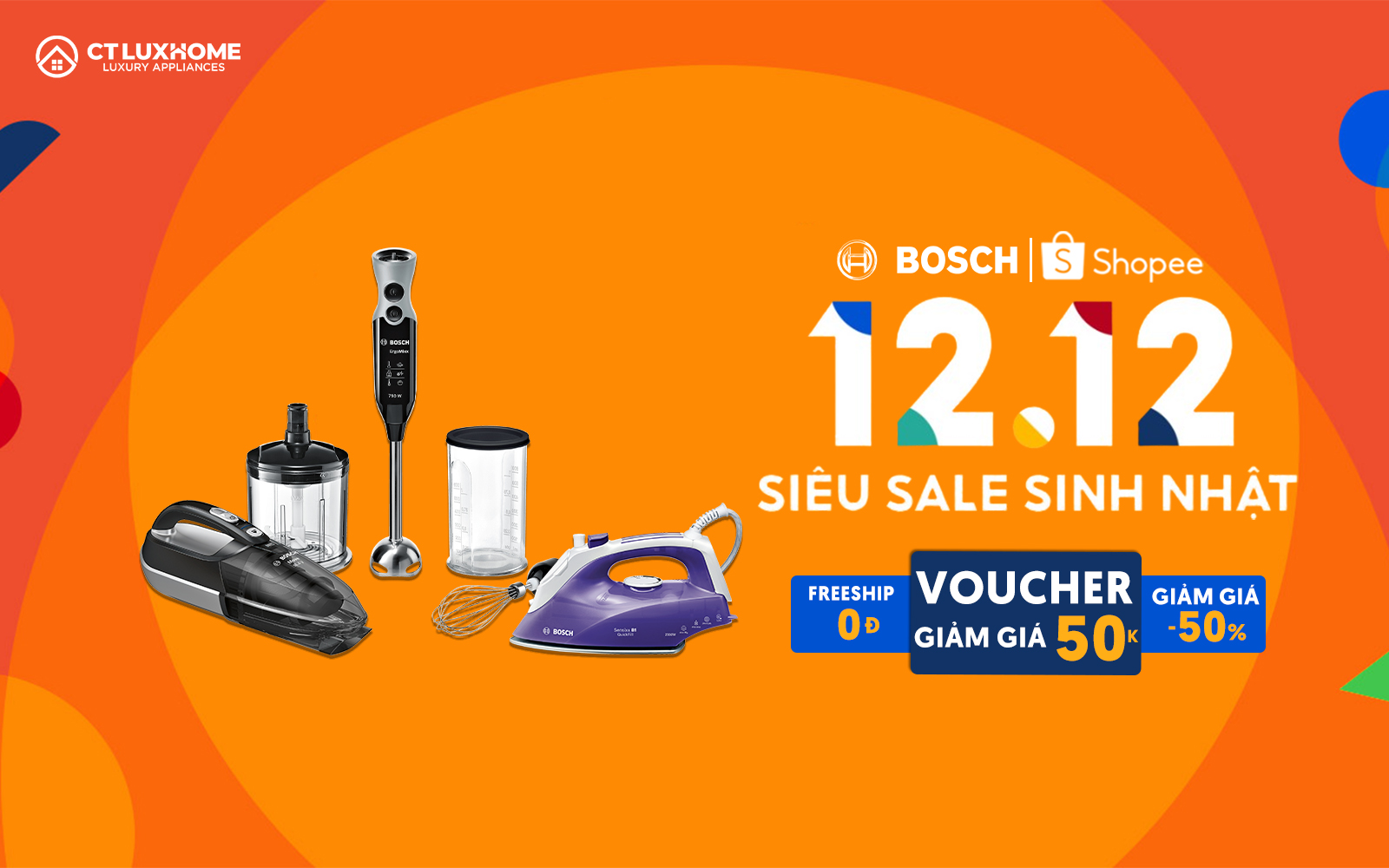 [CTLUXHOME - SHOPEE]: SIÊU SALE SINH NHẬT, SALE SẬP SÀN LÊN ĐẾN 50% 1