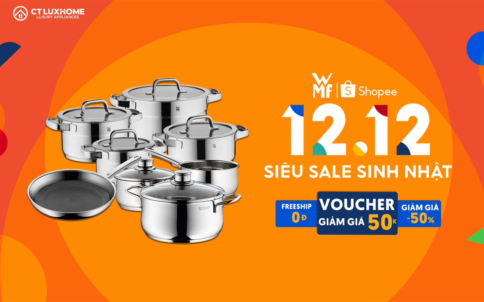 [CTLUXHOME - SHOPEE]: SIÊU SALE SINH NHẬT, SALE SẬP SÀN LÊN ĐẾN 50% 2