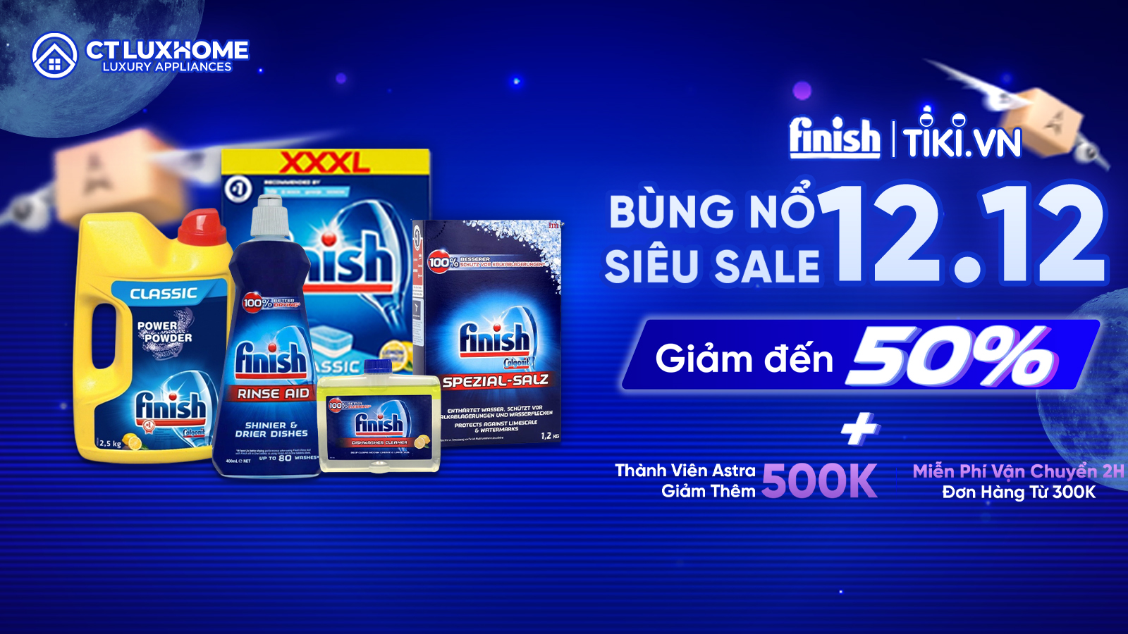 [CTLUXHOME - TIKI]: BÙNG NỔ SIÊU SALE, GIẢM SÂU LÊN ĐẾN 50% 2