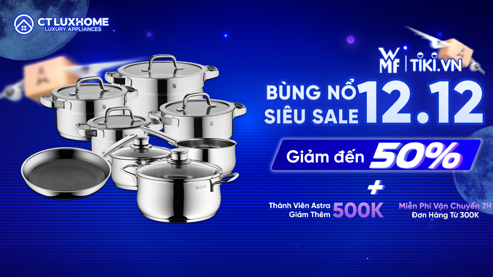 [CTLUXHOME - TIKI]: BÙNG NỔ SIÊU SALE, GIẢM SÂU LÊN ĐẾN 50% 1