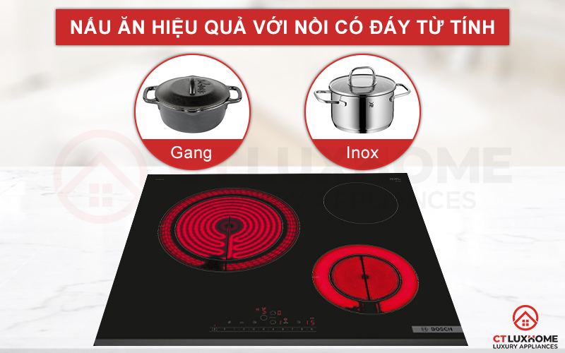Lựa chọn nồi nấu phù hợp khi bếp chỉ dùng các nồi chảo có đáy từ tính