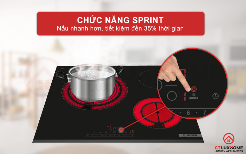 Tiết kiệm thời gian nấu nướng với tính năng Sprint