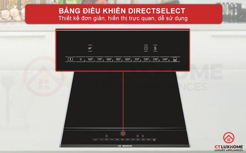 Thiết kế bảng điều khiển DirectSelect đơn giản, dễ sử dụng