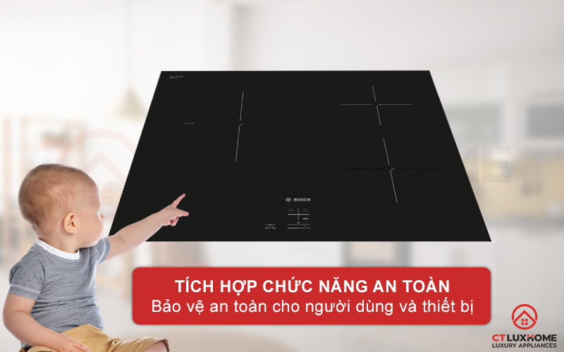 Tính năng an toàn bảo người dùng và thiết bị.