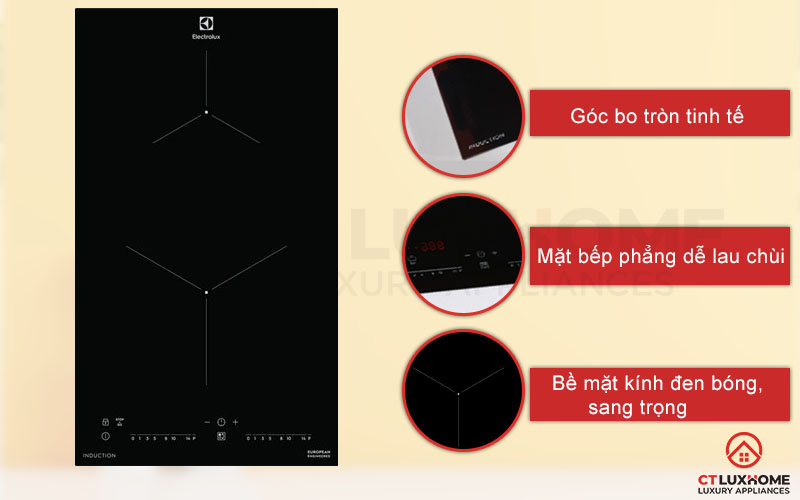 Thiết kế lắp âm sang trọng hiện đại, tiết kiệm không gian bếp
