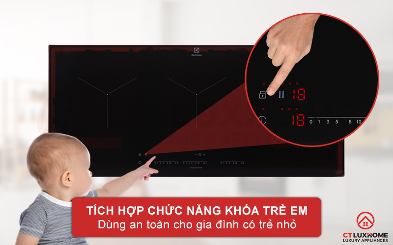 Khóa trẻ em bảo vệ an toàn cho gia đình bạn