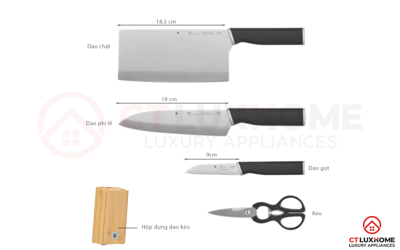 Phục vụ đủ nhu cầu sử dụng trong không gian bếp