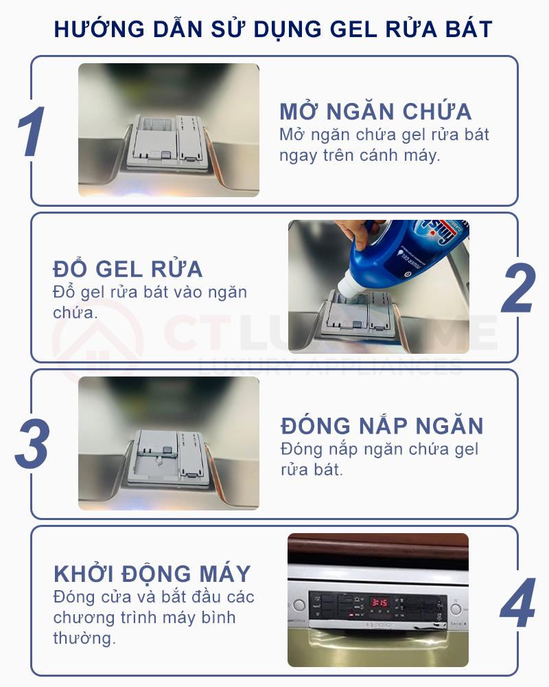 Cách sử dụng Gel Eco 900ml
