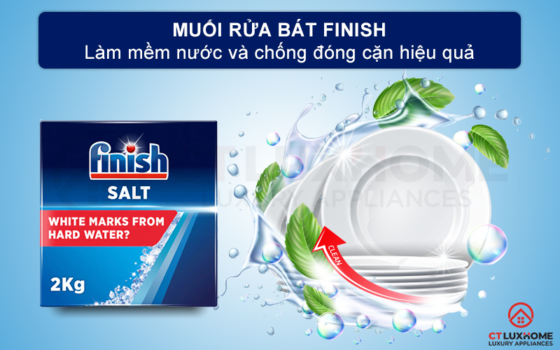 Giới thiệu về Muối rửa bát Finish 2kg