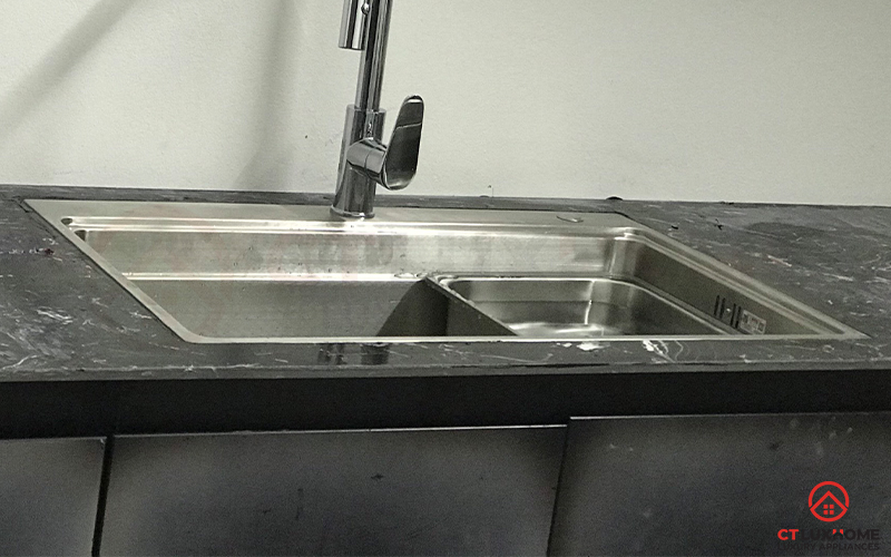 Ảnh thực tế chậu rửa chén bát Konox Overmount Sink KN7548SO