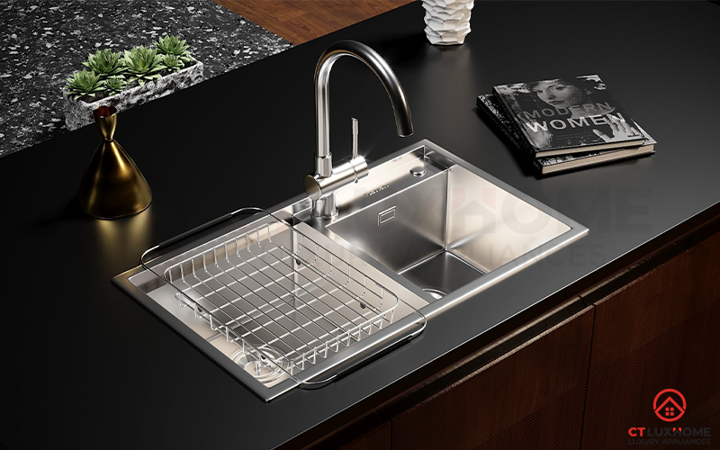 Hình ảnh thực tế Vòi rửa chén bát Konox Kitchen Faucet KN1206