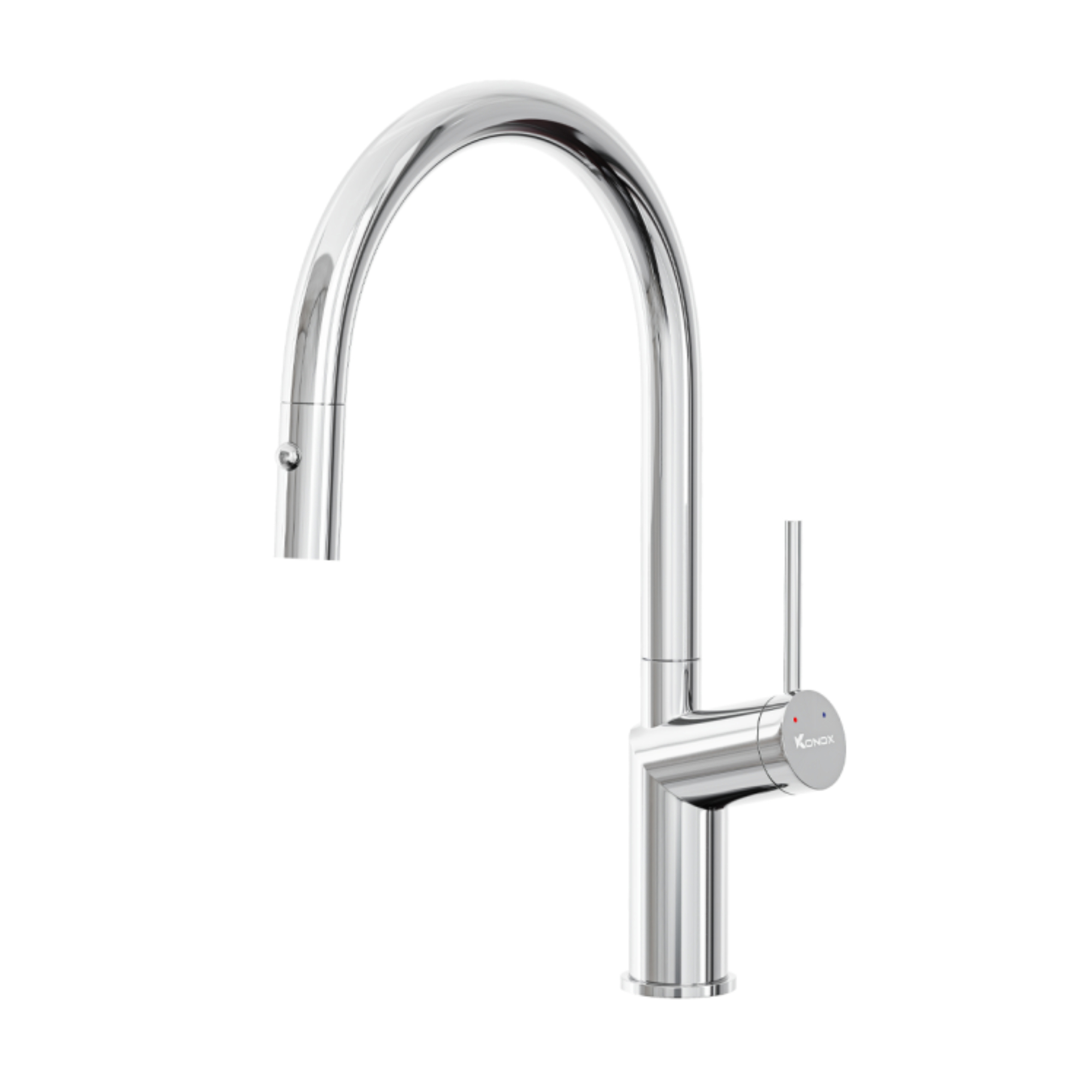 VÒI RỬA CHÉN BÁT RÚT DÂY KONOX NEVA CHROME NEVACHROME
