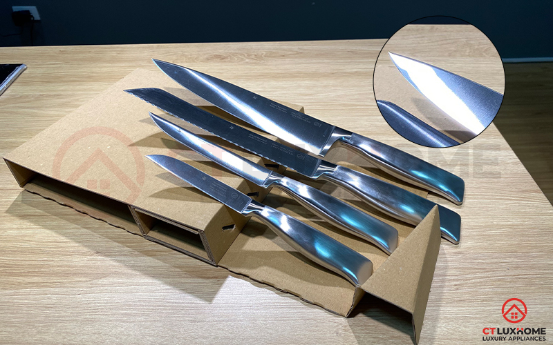 Công nghệ WMF Performance Cut giúp lưỡi dao sắc bén hơn