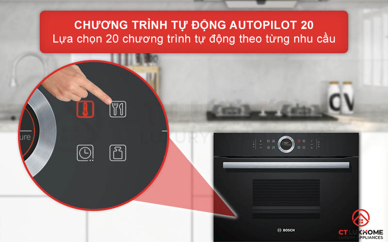 Lựa chọn 20 chương trình tự động Auto Pilot 20 theo nhu cầu