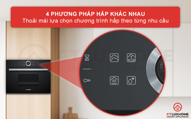 Tùy chọn 4 phương pháp hấp khác nhau tha hồ cho bạn lựa chọn