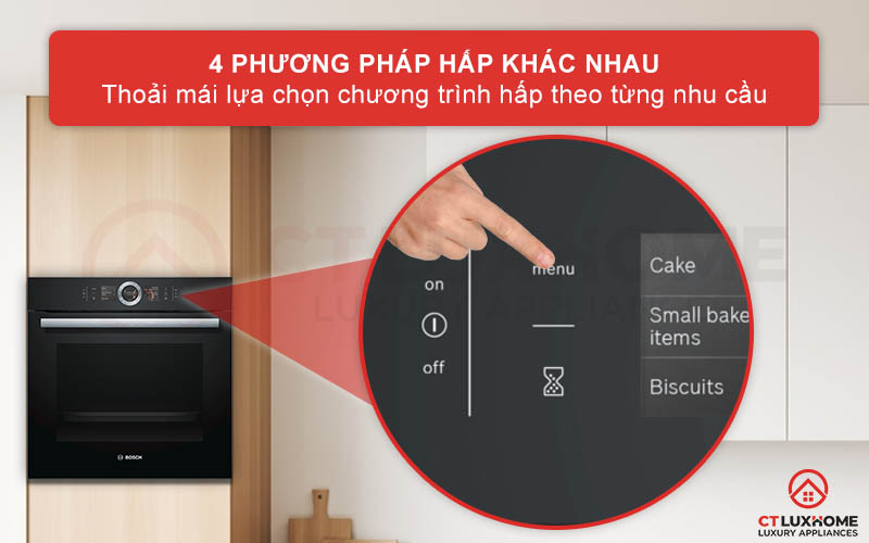 Tùy chọn 4 phương pháp hấp khác nhau tha hồ cho bạn lựa chọn