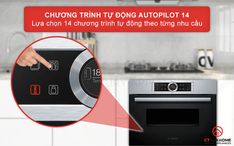 Lựa chọn 14 chương trình tự động theo từng nhu cầu với chức năng AutoPilot 14