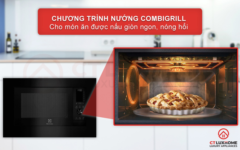 Món ăn nóng hổi, giòn ngon với chương trình CombiGrill