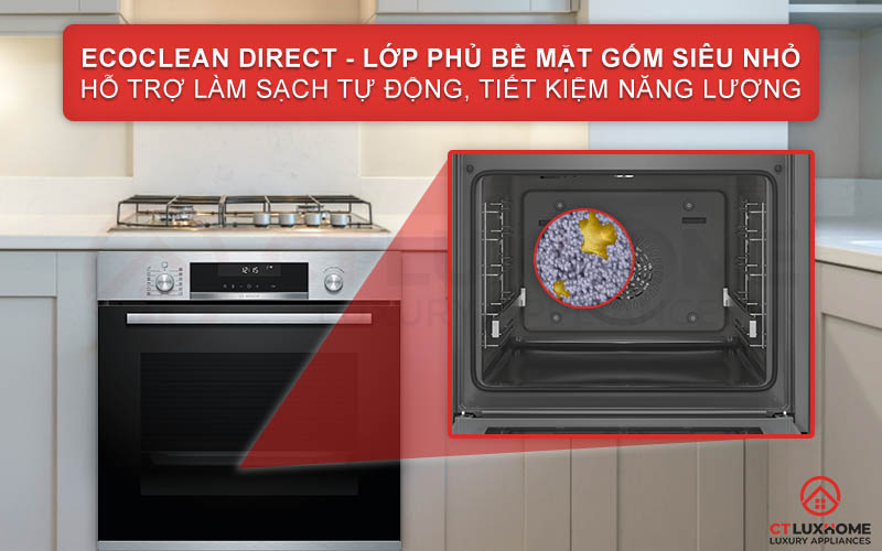 Loại bỏ các vết bẩn trong khoang lò một cách nhẹ nhàng với EcoClean Direct