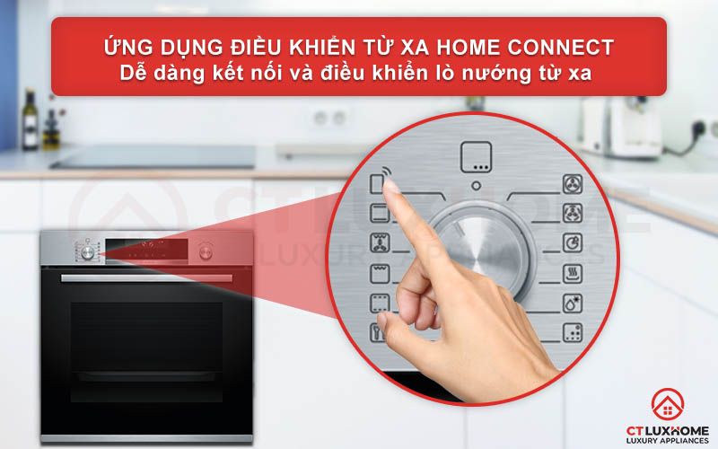 Kết nối và giám sát lò nướng từ xa nhờ ứng dụng Home Connect