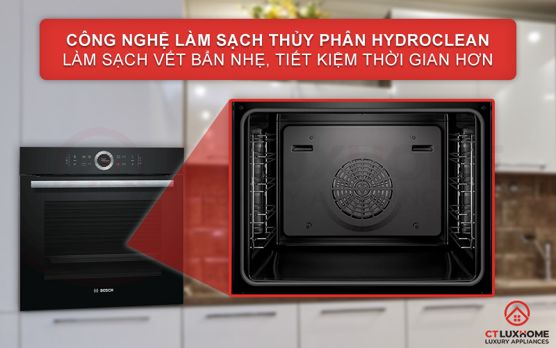 Phương pháp thủy phân HydroClean dọn sạch các vết bẩn nhẹ