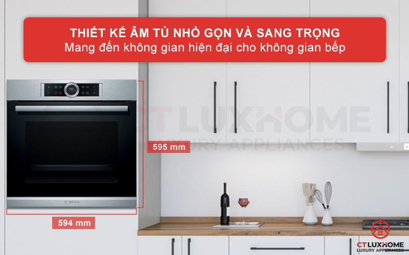 Thiết kế âm tủ mang đến sự thẩm mỹ và hiện đại cho căn bếp
