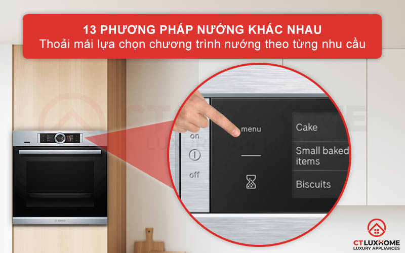 Tùy chọn 13 phương pháp nướng khác nhau 
