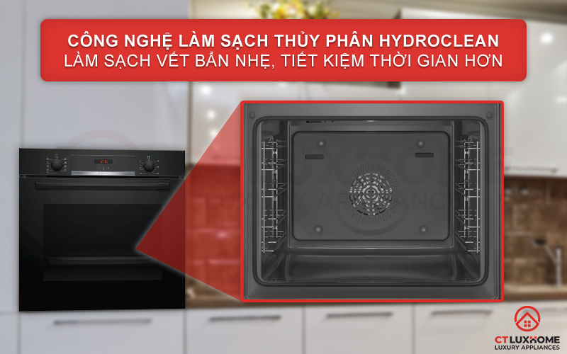 Hỗ trợ làm sạch vết bẩn nhẹ với phương pháp thủy phân