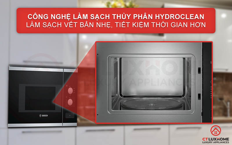 Làm sạch vết bẩn khoang máy nhẹ nhàng với hệ thống thủy phân HydroClean
