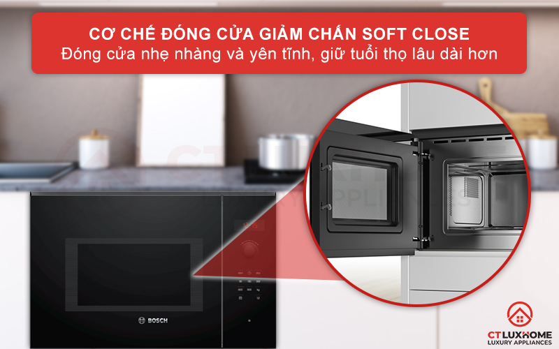 Cơ chế Soft Close chống lại tác động đóng sầm lại