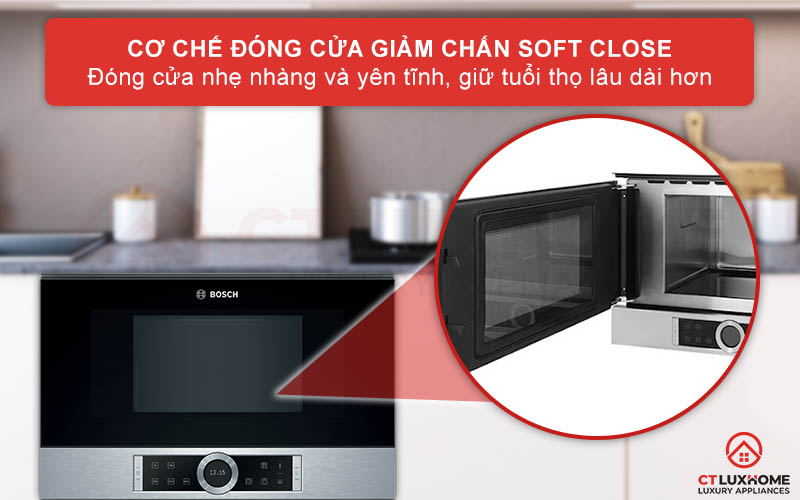 Cơ chế Soft Close hoạt động theo cơ chế giảm chấn chống lại tác động đóng sầm lại