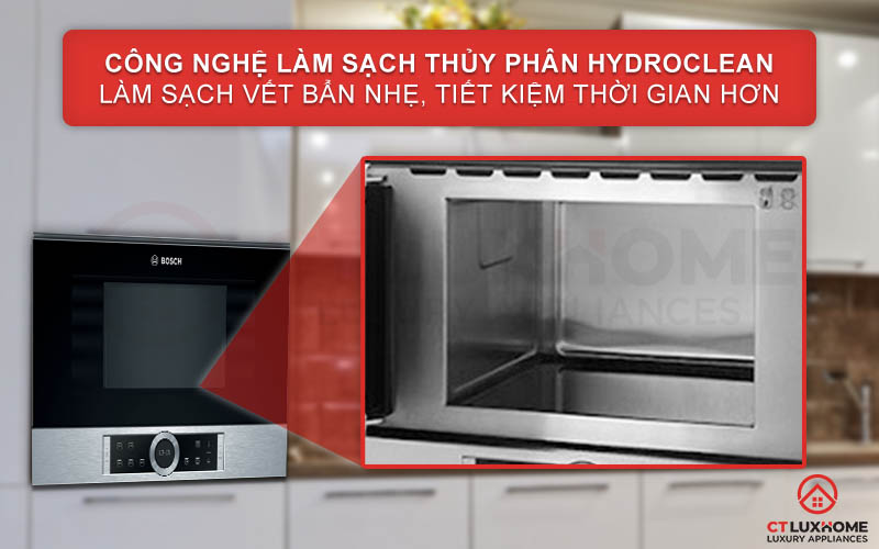 Làm sạch vết bẩn khoang máy nhẹ nhàng với hệ thống thủy phân Hydro Clean giúp dễ dàng vệ sinh máy