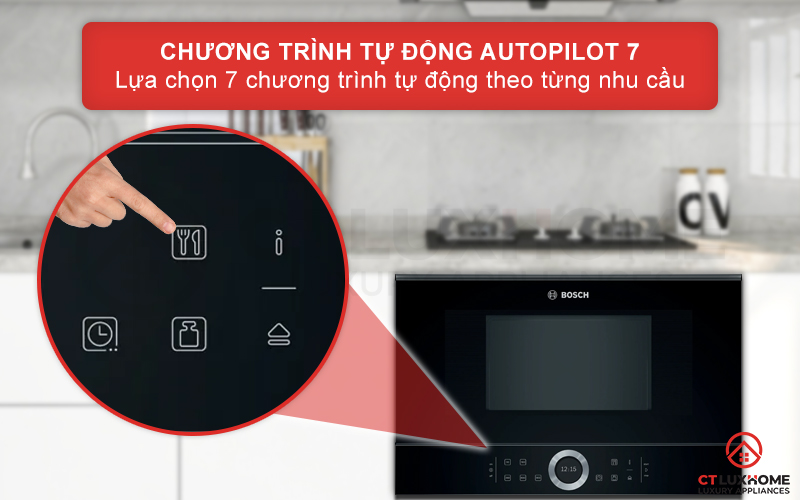 Tùy chọn 7 chương trình tự động với AutoPilot 7 theo nhu cầu.