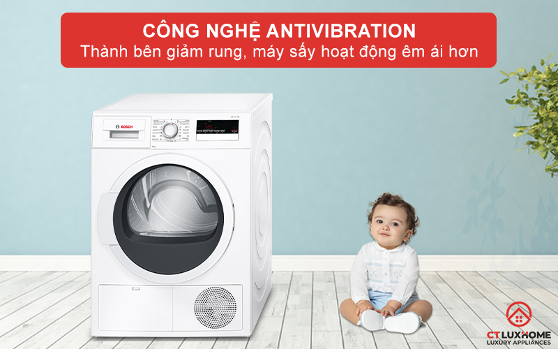 Thành bên giảm rung hơn nhờ công nghệ AntiVibration.