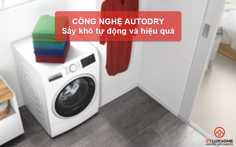 Quần áo khô hơn nhờ công nghệ sấy khô tự động AutoDry