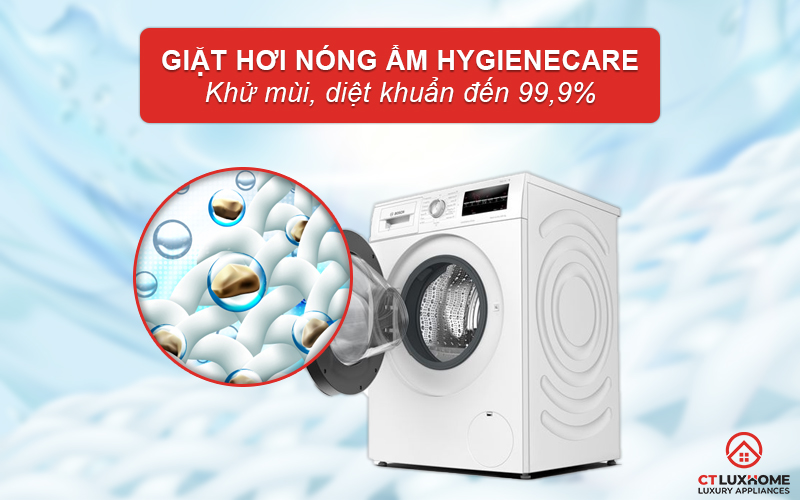 Loại bỏ nấm mốc và vi khuẩn nhờ tính năng HygieneCare.