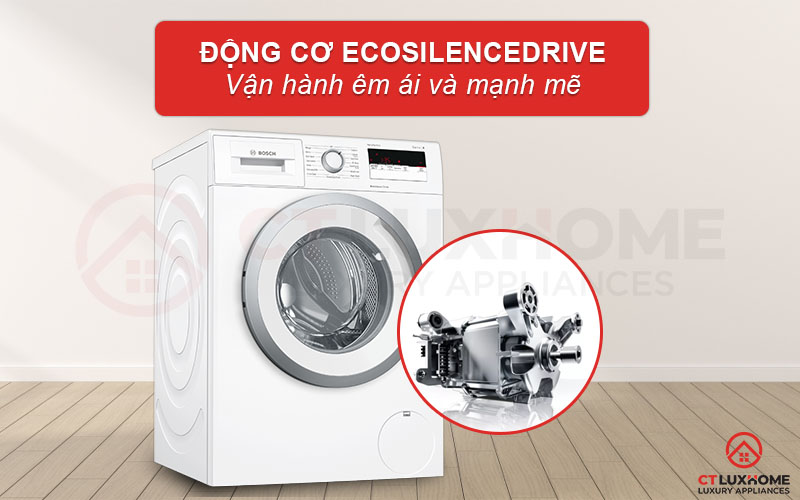 Vận hành máy êm ái và mạnh mẽ hơn nhờ động cơ EcoSilence Drive