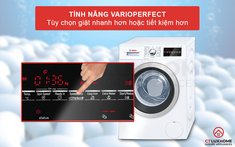 Lựa chọn nhanh hơn hoặc tiết kiệm hơn thông qua chương trình VarioPerfect